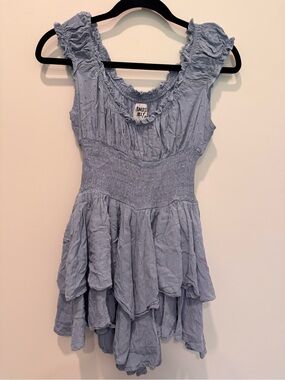 arabella dress princess polly Anabeila Strapless Frill Mini Dress | Navy | Womens
